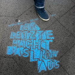 Stencil für das Car2go PopUpStore in Berlin