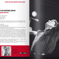 »Austropop« – Buchdesign, Layout DS