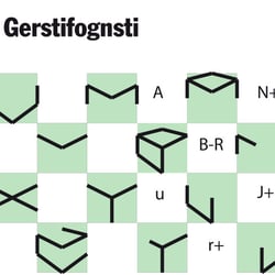 Fontdesign: ’Quader‘ – Buchstaben