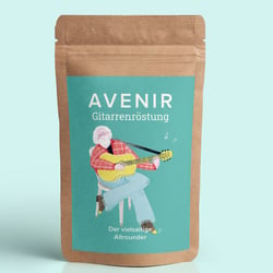 AVENIR – Die Rösterei. Etikettendesign