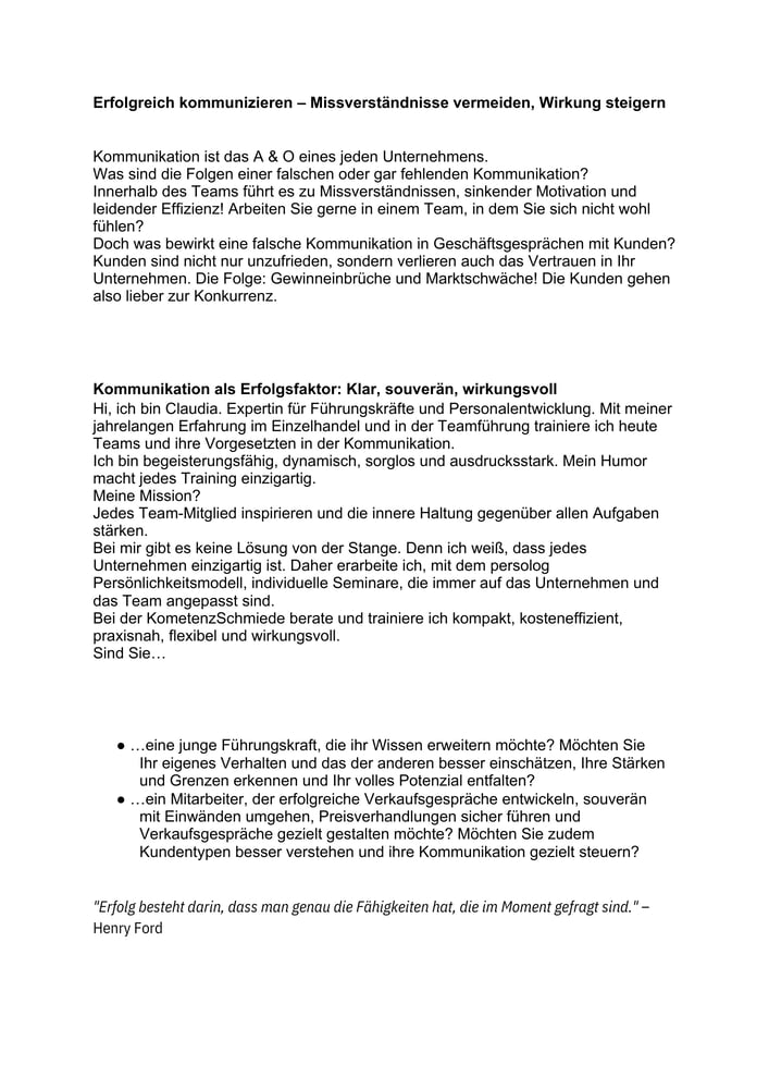Post-Erstellung