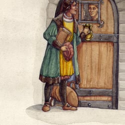 Luther tritt in das Kloster ein
