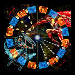 Grafik für Brettspiel, Illustration