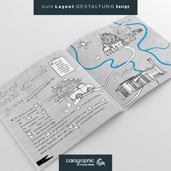 Werbung layout Gestaltung Grafik Print Design Messe Katalog Broschüre Illustration carographic Cottbus Werbeagentur logo