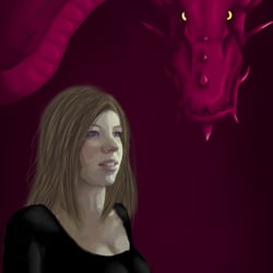 Dragon, digitale Illustration