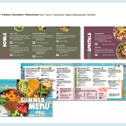 Speisekarte |  Menueboards  |  MAKE FOOD