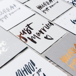 Grußkarten Design Hochzeit