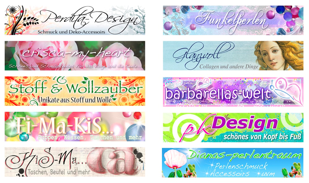 Web-Banner für Internetshops