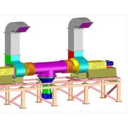 Storage tank details,Skid-3D