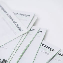 european school of design / leaflet