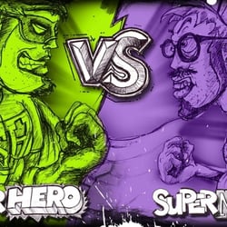 Super HERO vs Super NERD – Mischtechnik
