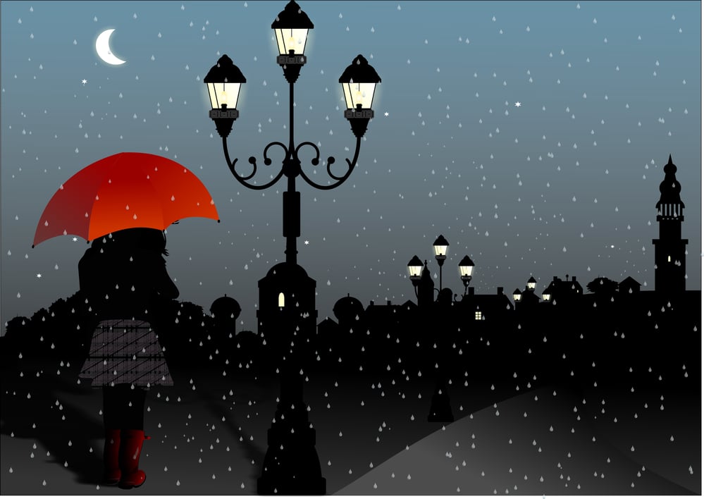 On a rainy night