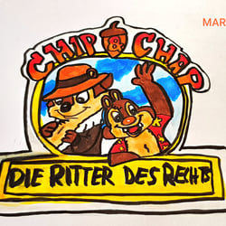 Sketchtember 21 – Nr.7 -Thema: Chip und Chap