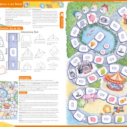 Kreativ – Magazin für Kindergärten, Eltern (Innenseite mit Spielplan)