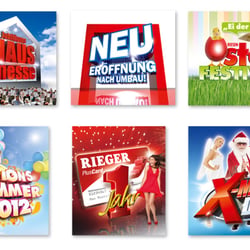 Illustrationen zu verschiedenen Aktionen