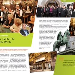 CasinoClub-Artikel für Kundenmagazin (Thema: Wien)