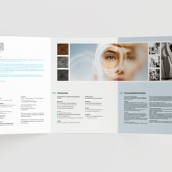 Augenklinik Mainfranken | Folder für eine Veranstaltung zur Weiterbildung