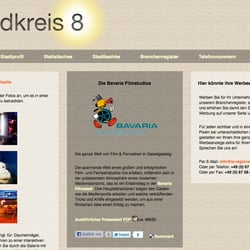 Screendesign für das Feature eines Freizeitparks