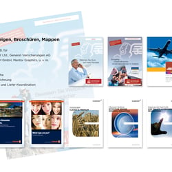 Anzeigen, Flyer und Broschüren