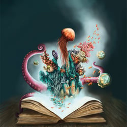 Buchcover „Reise in das Zauberbuch“