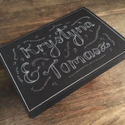 Grußkarte, Lettering Bild 1