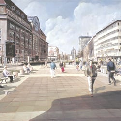 KaDeWe, Öl a. Lw., 70×100 cm, 1994