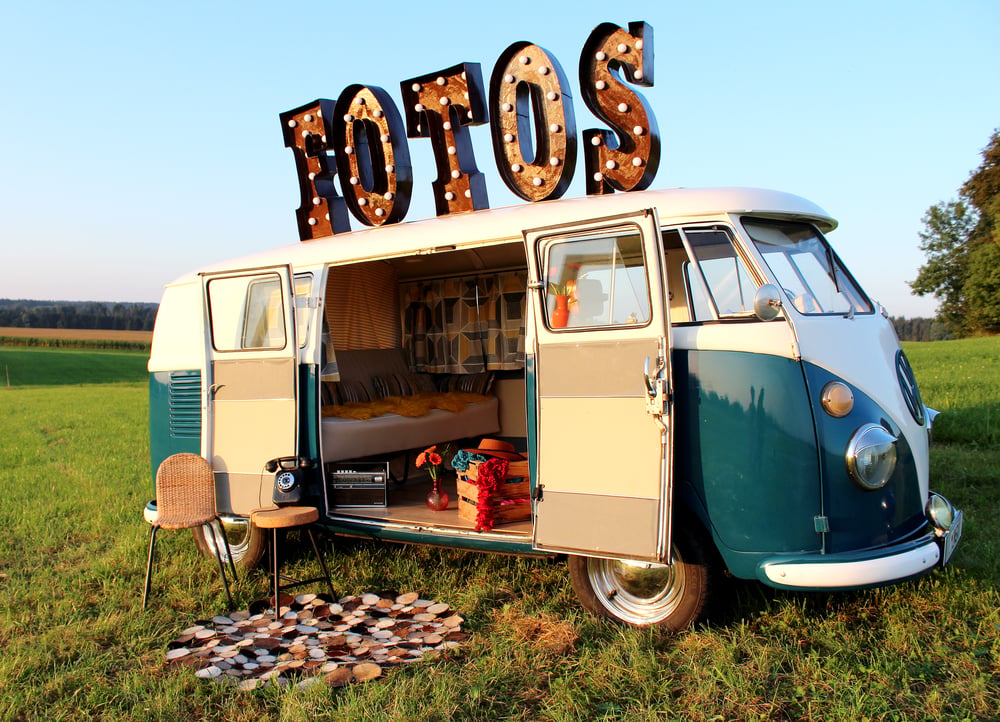 Ulrimative Retro-Fotobox im Fotobus