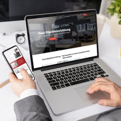 Website for the office furniture trade 15 pages