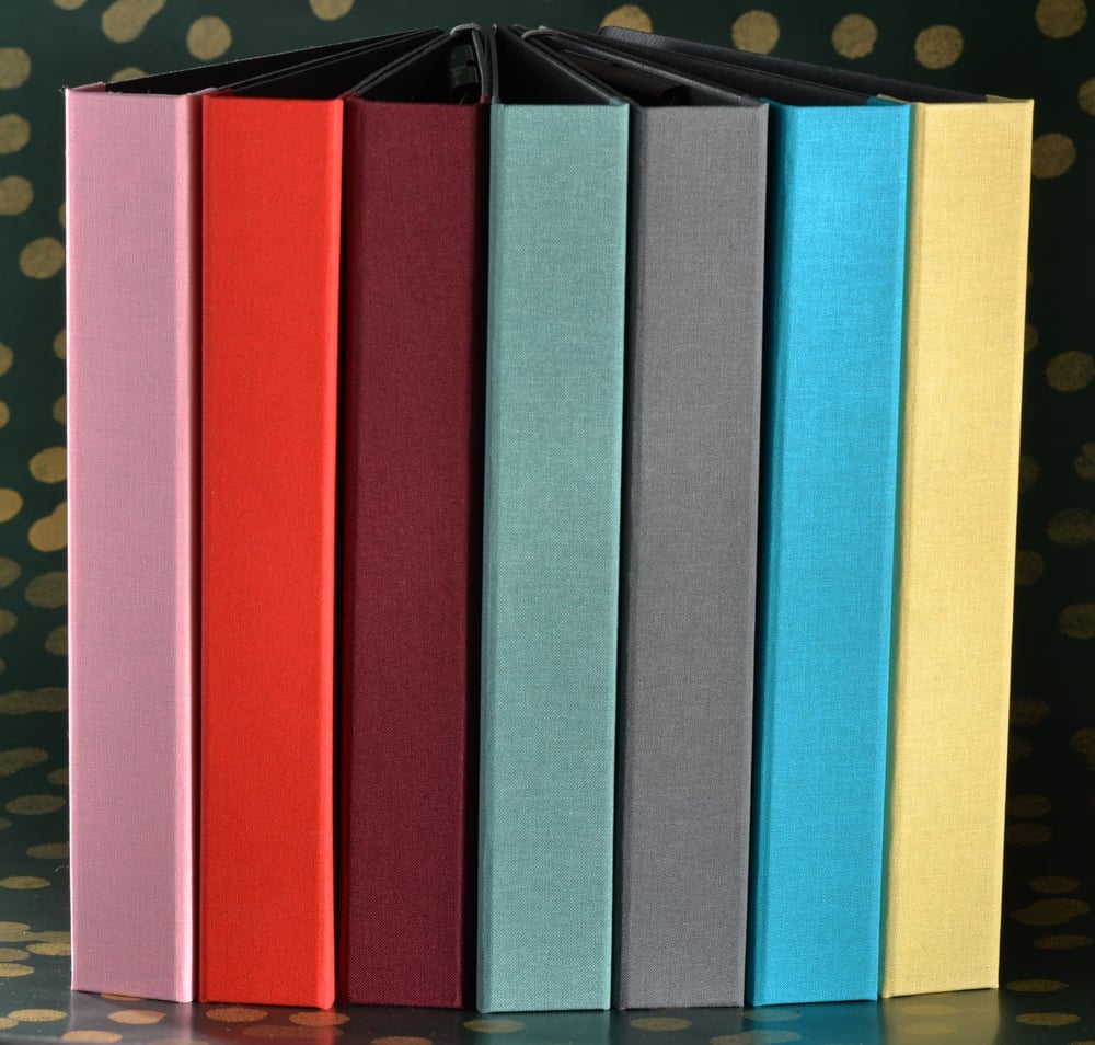 Teschner-Werkraum, alle Farben,A5 Ringbuch,aufgesetzter Leinenrücken,