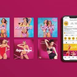 Crazy Sun Solaryum Social Media Designs