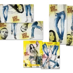 LOVE YOUR JEANS Layout- und Konzeptentwicklung für eine Takko Fashion Jeans-Kampagne.