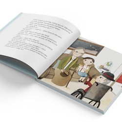 Kinderfachbuch über Altenheime, »Jori, Urma und Herr Brause«, Mabuse-Verlag, Innenseiten