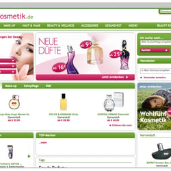 Web-Portal kosmetik.de – Screendesign