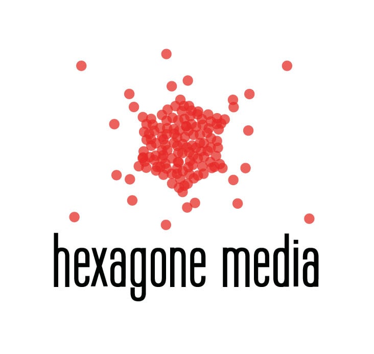 Logo „hexagone media“ (Branche: Online-Marketing)