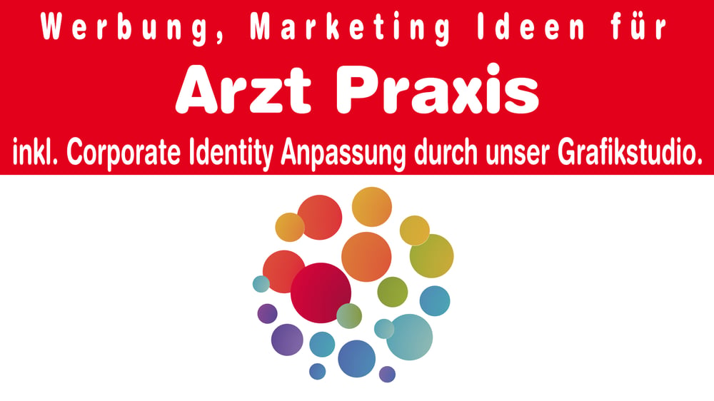 Werbung, Marketing Ideen für Arzt Praxis | Layout gestalten
