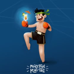 Martial Arts Cocktails: Muay Thai Mai Thai