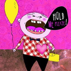 Hold Me, hand and digital illustration 2009
