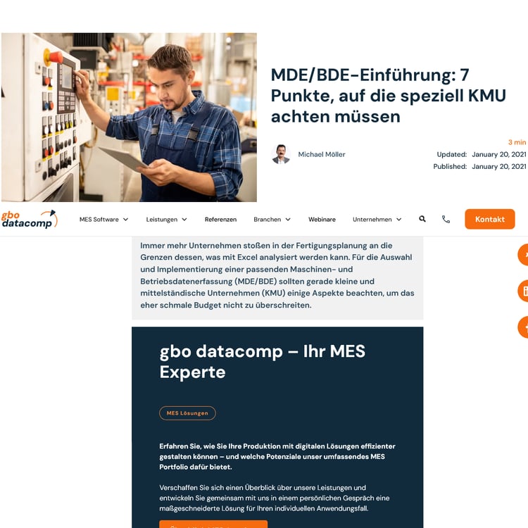 Verfassen eines Blogbeitrags