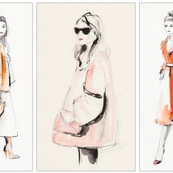 Fashion Sketches, Live Drawing, Fashion Illustration