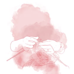 Knitting Hands