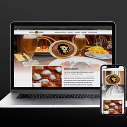 Webdesign für Pizza Züri