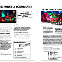 Brute Force & Ignorance ·  Info-Flyer