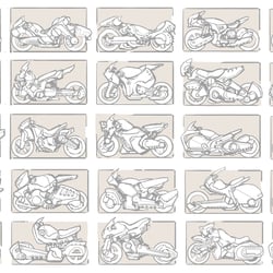 Conceptart – futuristisches Motorrad
