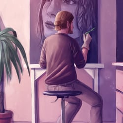 Painting session