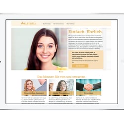 Webauftritt von Aletheia Personalservice