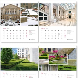 Bildbearbeitung, Reinzeichnung für die Agentur EYES-OPEN (Kunde: Bundesrat, Tischkalender)