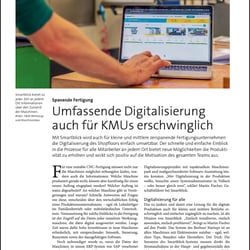 2022 03 01 Technik + Einkauf, S. 22f, Digitalisierung auch für KMUs erschwinglich