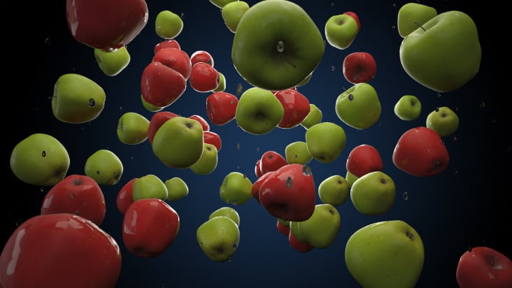 Falling Apples