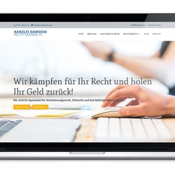 Corporate Website – kanzleidawood.de