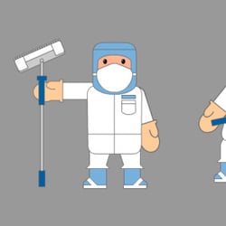 Charakter-Design Mikro Clean